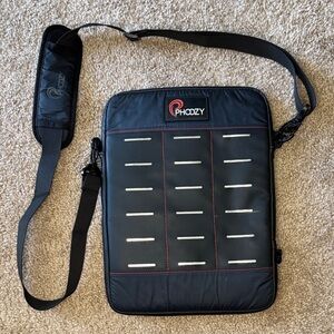 Black Tablet Sleeve with Strap